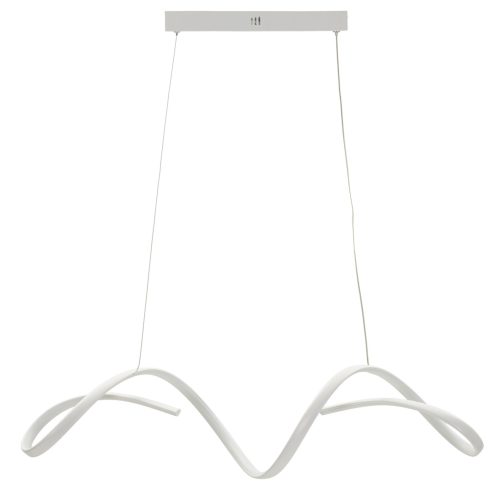 LAMPADARIO LED UTER BIANCO CM 80X20X120 (LUCE CON 3 TEMPERATURE DI COLORE)