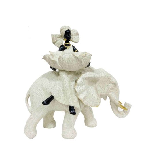 AFRICANA SU ELEFANTE CM 29X13X29