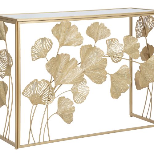 CONSOLE IN FERRO LEAF CM 108X36,5X80