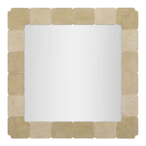 SPECCHIO DA MURO STONES QUADRATO CM 90X2,5X90 (TEMPERATO MIS. INT. CM 67X67)