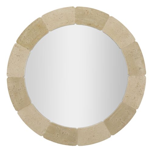 SPECCHIO DA MURO STONES CM Ø 90X2,5  (TEMPERATO MIS. INT. Ø CM 67)