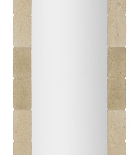 SPECCHIO DA MURO STONES RETTANGOLARE CM 70X3X160 (TEMPERATO MIS. INT. ØCM 47X97)