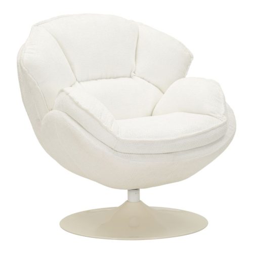 POLTRONA AMBURGO BIANCA CM 85X80X81