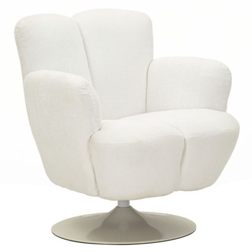 POLTRONA MONACO BIANCA CM 86X77X92